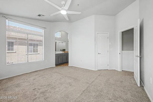 Second bedroom, also ensuite with a walk-in closet