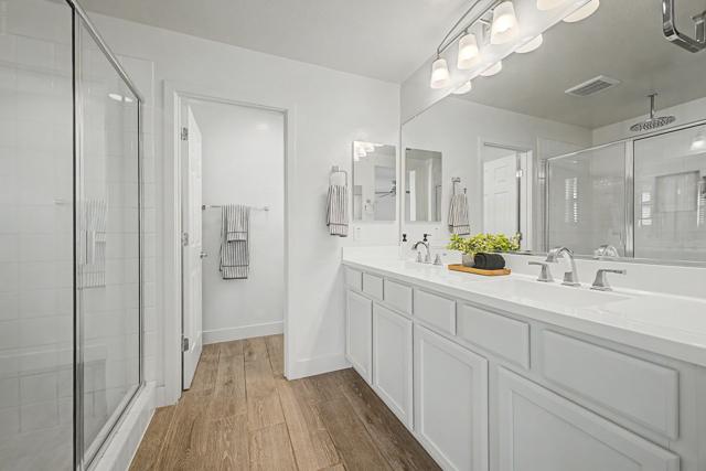 Primary bath · double vanity